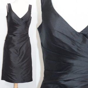 Sarah Danielle Evenings Silk Black Gown